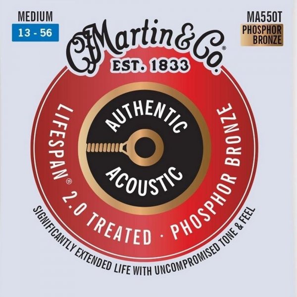 Struny MARTIN LifeSpan 2.0 Treated Ph-Br (13-56)