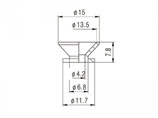 Zaczepy paska VPARTS VHE-009 (BK)