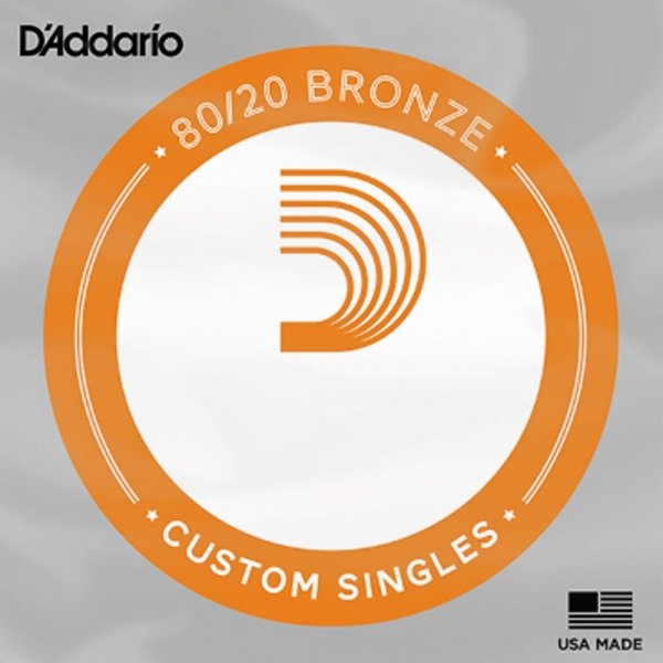 Pojedyncza struna D'ADDARIO 80/20 Bronze 047w