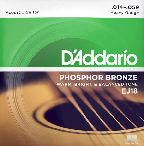 Struny D'ADDARIO Phosphor Bronze EJ18 (14-59)