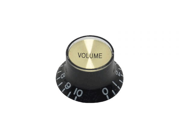 Gałka gitarowa BOSTON KB-132-V Top Hat Vol (BK/G)