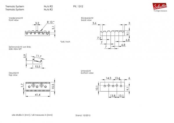 Tremolo SCHALLER 37mm R2 (BC)