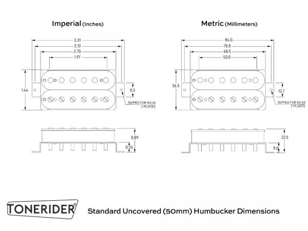 TONERIDER Alnico 2 Classics (WH, neck)