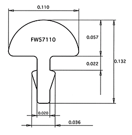Progi JESCAR FL57110-S-P3 (Stainless Steel)