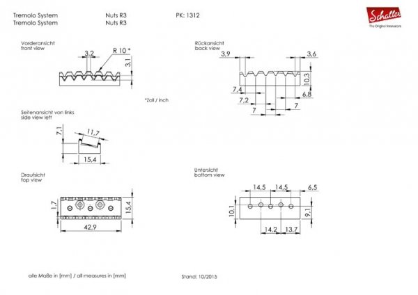 Tremolo SCHALLER 37mm R3 (N)