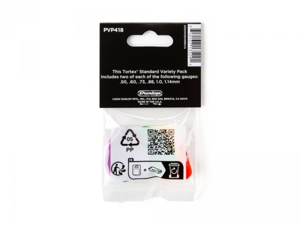Kostki DUNLOP Tortex Standard Pick Variety Pack