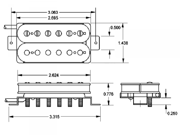 SEYMOUR DUNCAN SH-2 Jazz (ZB, neck)