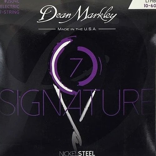 Struny DEAN MARKLEY Nickel Steel (10-60) 7str.