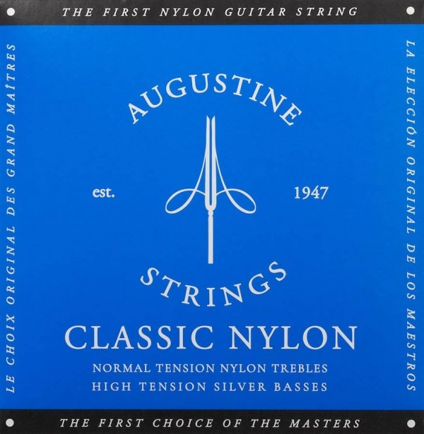 Struny AUGUSTINE Classic Nylon Blue Normal/High