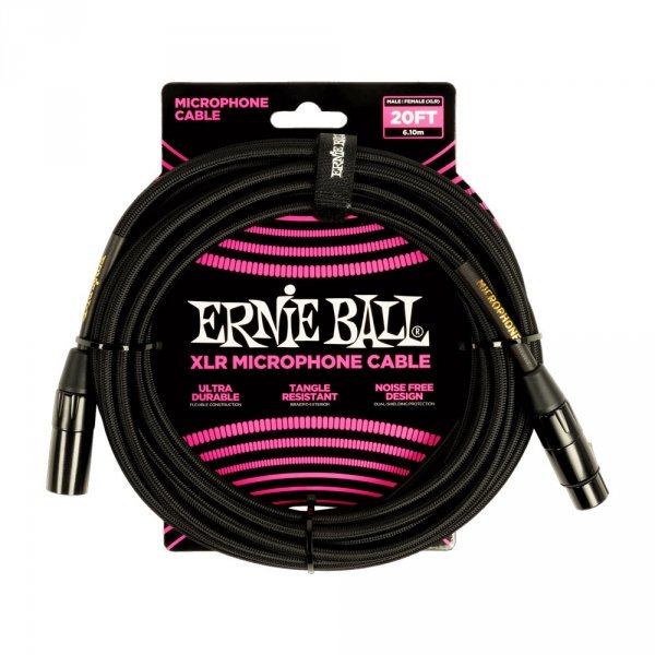 Kabel mikrofonowy XLR-XLR ERNIE BALL 6392 (6,10m)