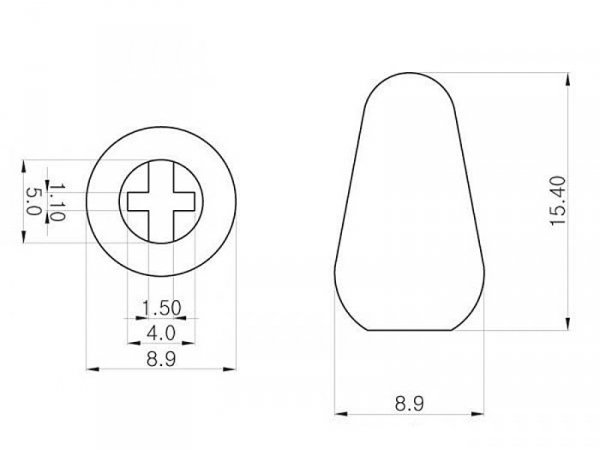 Nakładka przełącznika VPARTS SN-01 (CRE)