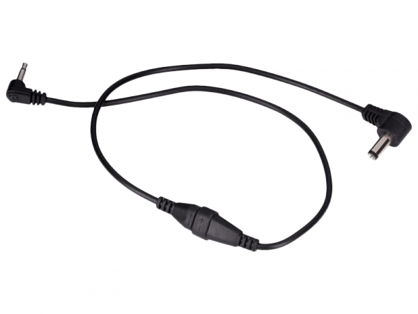 ROCKGEAR kabel DC/miniJack odwr. polar. (50cm)