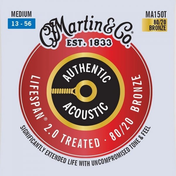 Struny MARTIN LifeSpan 2.0 Treated Bronze (13-56)