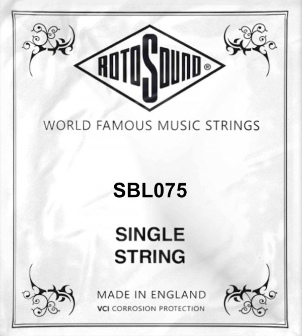 Struna do basu ROTOSOUND Roto Stainless Steel 075w