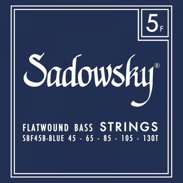 Struny SADOWSKY Blue Flatwound Bass (45-130) 5str
