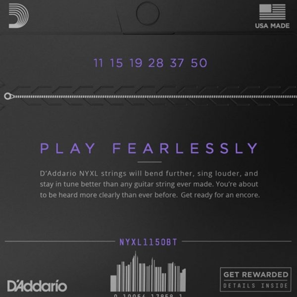 Struny D'ADDARIO NYXL Nickel Wound BT (11-50)