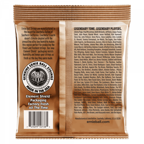 Struny ERNIE BALL 2152 Phosphor Bronze (10-48) 12s