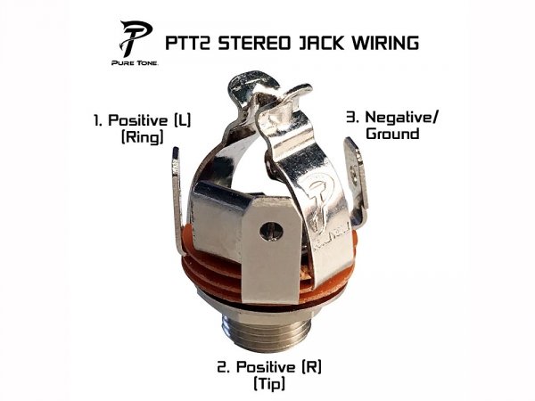 Gniazdo jack stereo 6,3mm PURE TONE (N)