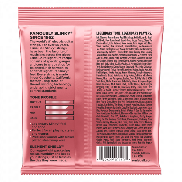 Struny ERNIE BALL 2217 Nickel Slinky (7-36)