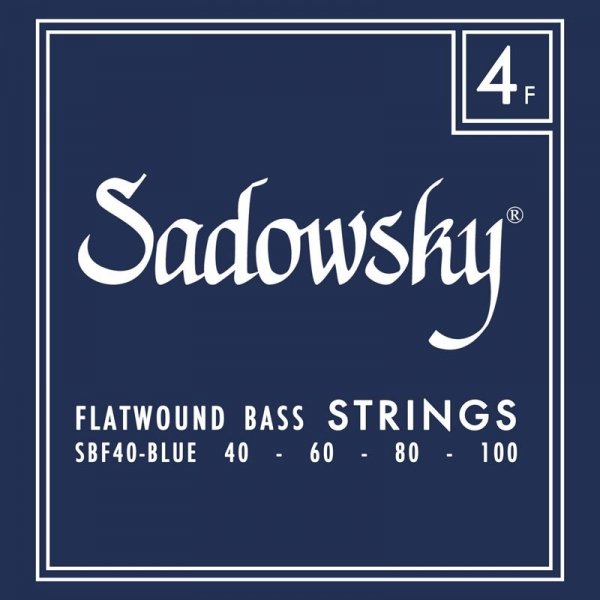 Struny SADOWSKY Blue Flatwound Bass (40-100)