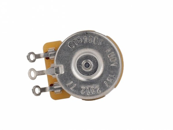Potencjometr CTS 250K audio vintage (krótki pełny)