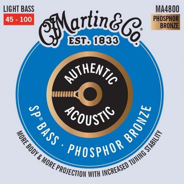 Struny MARTIN Authentic SP Bass MA4800 (45-100)