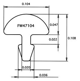 Progi JESCAR FS47104-NS-16 (18%, 25szt)