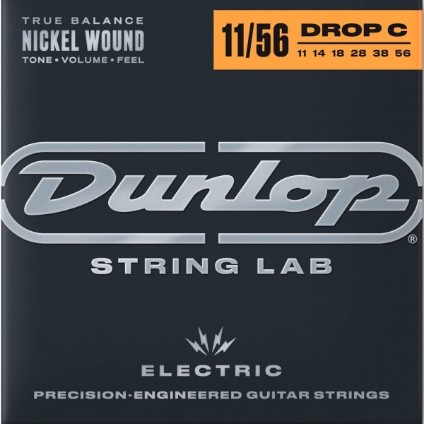 Struny DUNLOP Nickel Plated Steel Drop C (11-56)