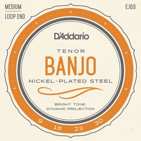 Struny do banjo 5str D'ADDARIO EJ63 Tenor (9-30)