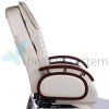 FOTEL DO PEDICURE Z MASAżEM BR-2307 KREMOWY