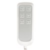 Fotel kosmetyczny elektryczny SILLON Lux 273b + taboret 304 biały