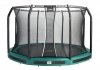 Trampolina Premium Ground Combo 427cm zielona