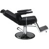 FOTEL BARBERSKI DUKE SKAJ CZARNY (BARBER BY AYALA)