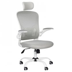 Fotel biurowy Max Comfort 73H biało - szary