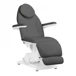 Fotel kosmetyczny elektryczny Sillon Basic 3 siln. szary 2 gat.