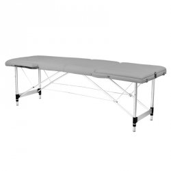 Stół składany do masażu aluminiowy Balance 3 segmentowy szary