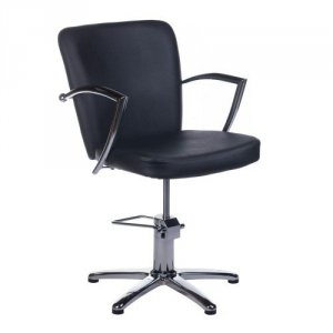 FOTEL FRYZJERSKI LIVIO CZARNY BH-8173