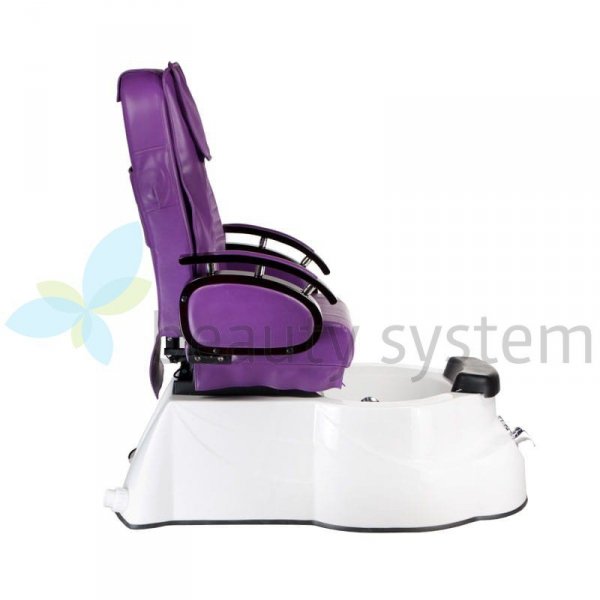 FOTEL DO PEDICURE Z MASAżEM BR-3820D FIOLETOWY