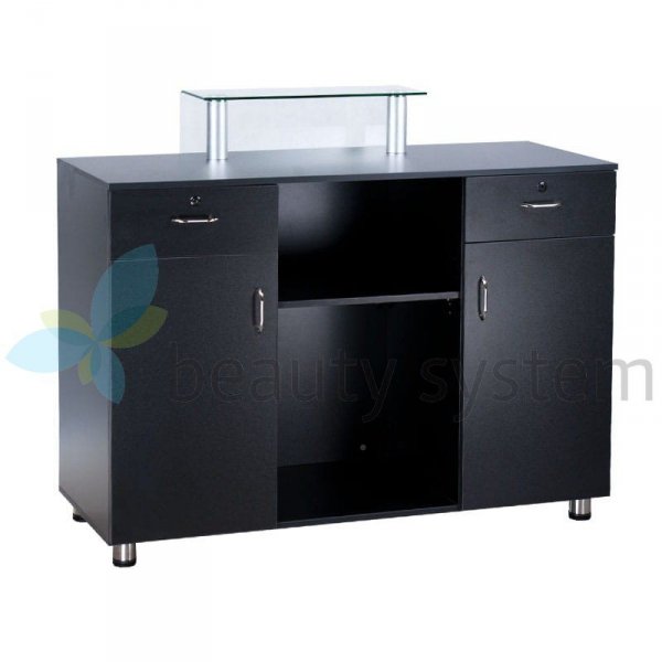 BIURKO DO RECEPCJI BD-3307 CZARNE