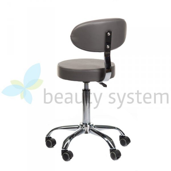 TABORET KOSMETYCZNY Z OPAR. BD-9934 SZARY