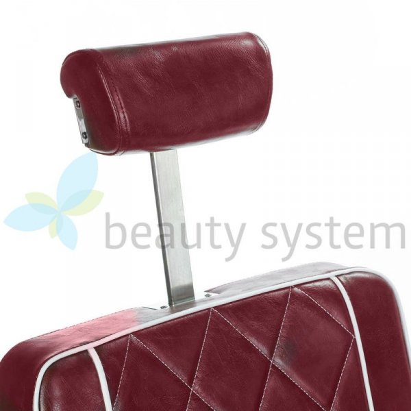 FOTEL BARBERSKI ODYS BH-31825M WIśNIOWY