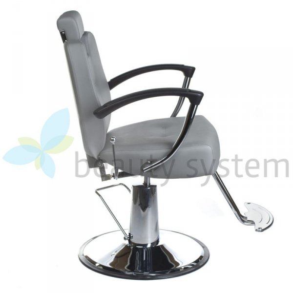 FOTEL BARBERSKI HEKTOR BH-3208 JASNO SZARY