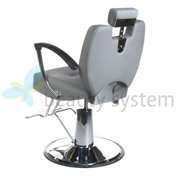 FOTEL BARBERSKI HEKTOR BH-3208 JASNO SZARY