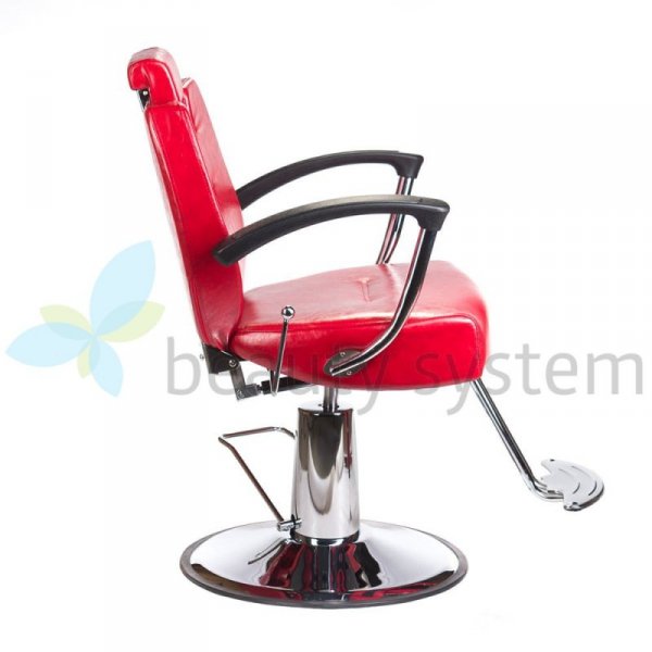 FOTEL BARBERSKI HEKTOR BH-3208 CZERWONY