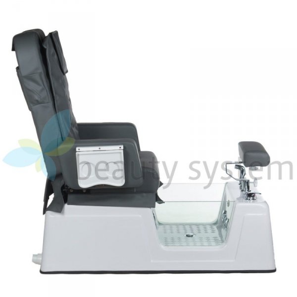 FOTEL DO PEDICURE Z MASAżEM BR-2310 SZARY
