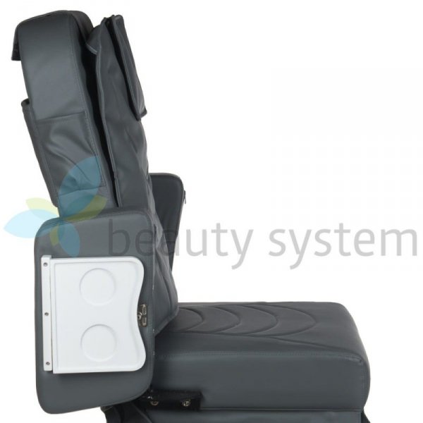 FOTEL DO PEDICURE Z MASAżEM BR-2310 SZARY