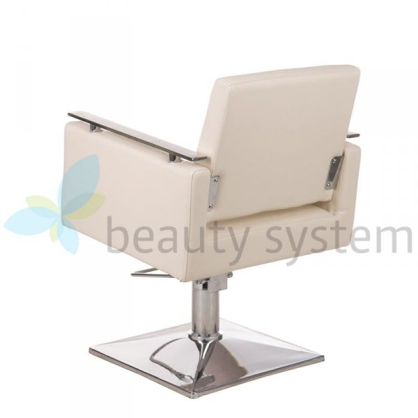 FOTEL FRYZJERSKI MILO BH-6333 KREMOWY