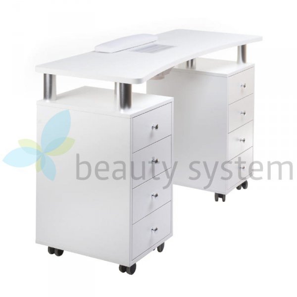 STOLIK MANICURE Z OTWOREM MONTAżOWYM BD-3425+O BIA