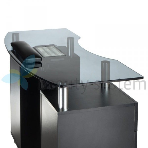 STOLIK MANICURE Z OTWOREM MONTAżOWYM BD-3453+O CZA