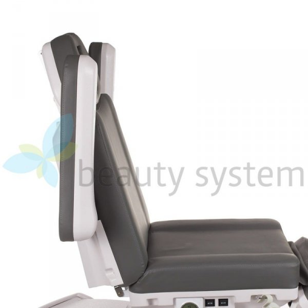 ELEKTRYCZNY FOTEL KOSMET PODGRZEWANY BR-6686 SZARY